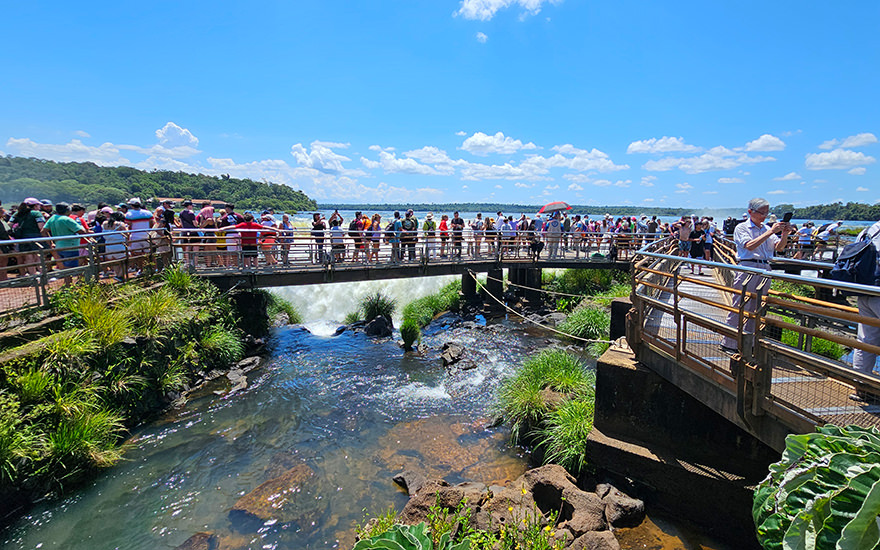 Besucherandrang Garganta del Diablo im Sommer
