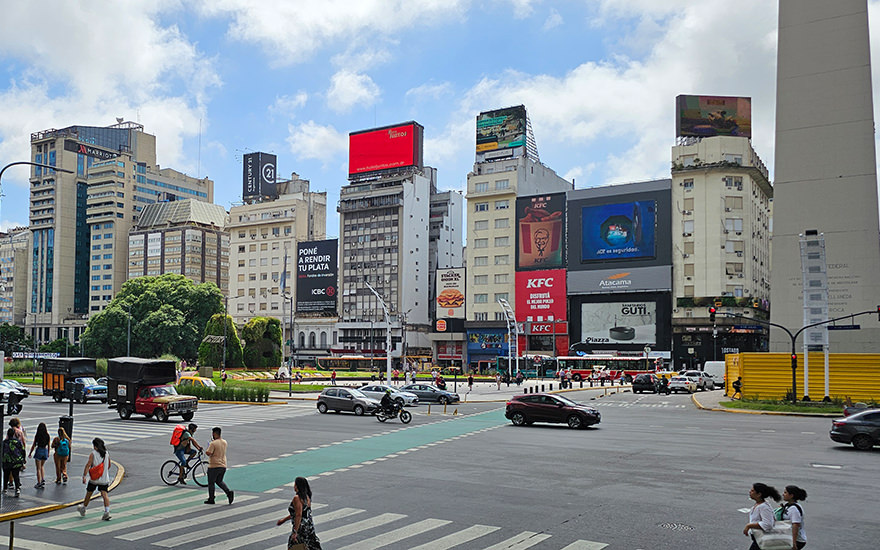 Avenida 9 de Julio, Buenos Aires, Argentinien