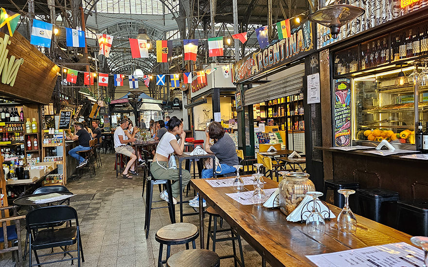 Markthalle San Telmo, Buenos Aires, Argentinien
