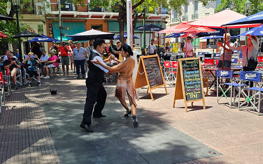 Tango/Milonga Plaza Dorrego, Buenos Aires, Argentinien