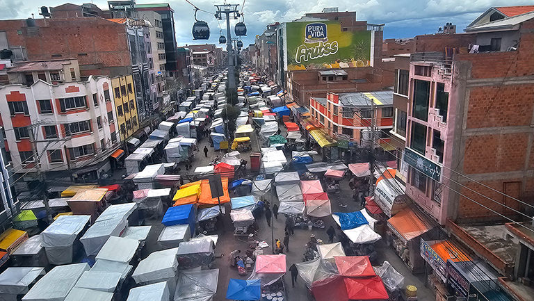 Feria El Alto Bolivien