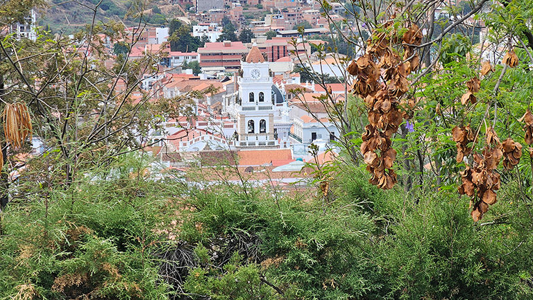 Aussicht Sucre Altstadt, Bolivien Aussicht Sucre Altstadt, Bolivien