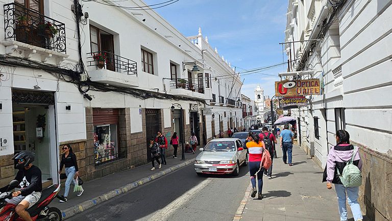 Calle Ancieto Arce, Sucre, Bolivien Calle Ancieto Arce, Sucre, Bolivien