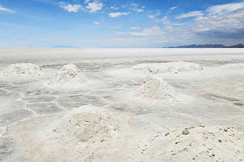 Weiße Salzwüste Salar de Uyuni