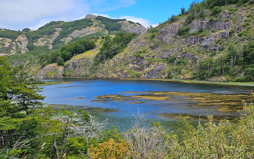 Lagune nahe Cerro Villa Castillo