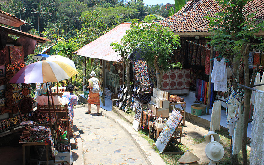 Souvenirshops Gunung Kawi