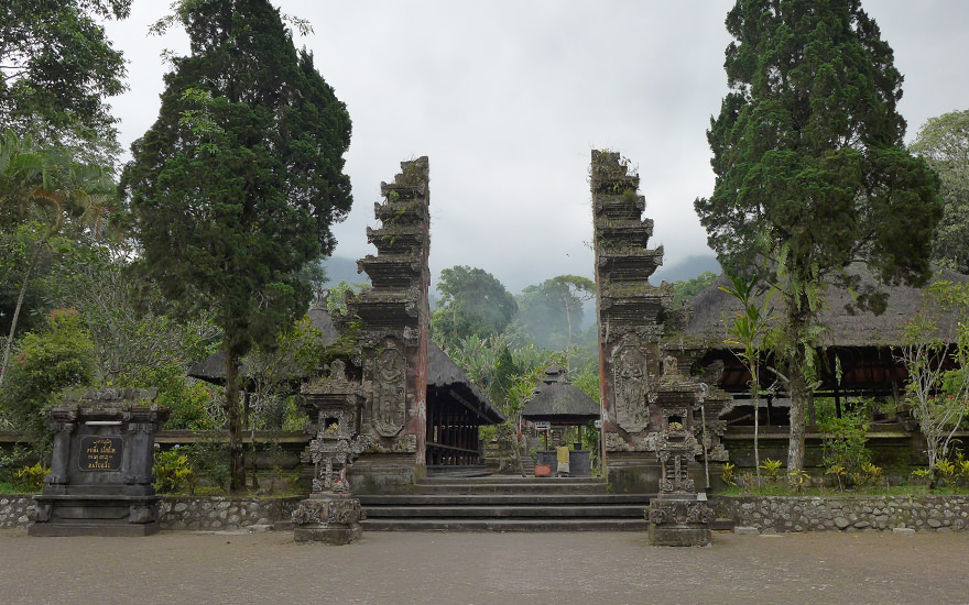 Eingang Pura Luhur Batukaru