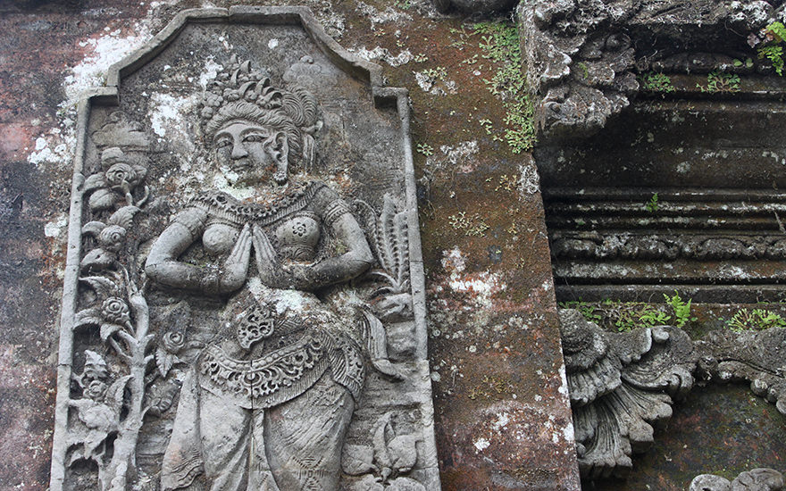 Steinrelief Pura Luhur Batukaru