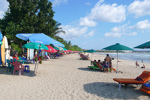 Sonnenschein Kuta Beach
