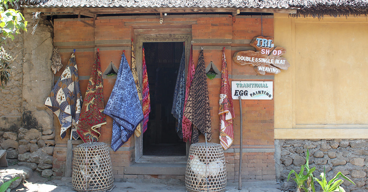 Ikat-Weberei Tenganan