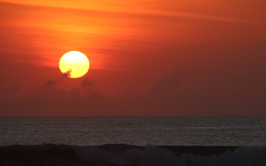 Sonnenuntergang Kuta Beach