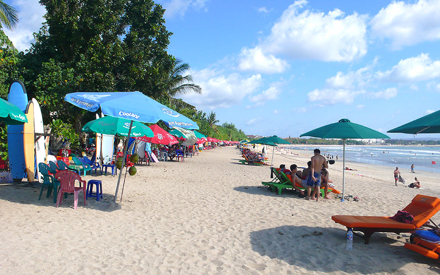 Urlauber, Kuta Beach