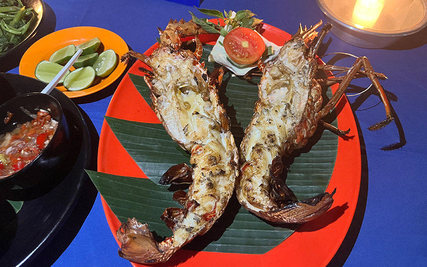 Languste Seafood Restaurant Jimbaran Beach, Bali