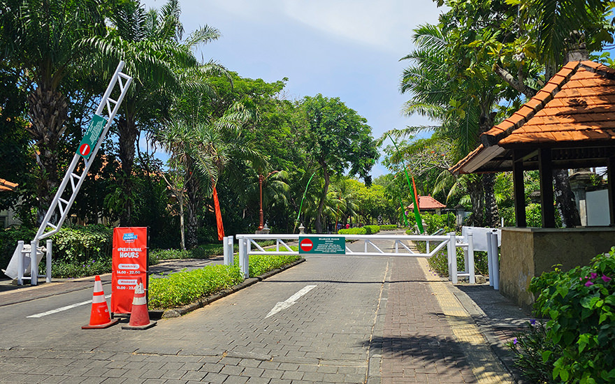 Sicherheitsschranke Nusa Dua, Bali