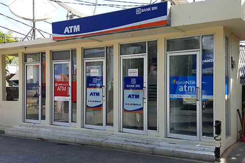 Bali Geld abheben
