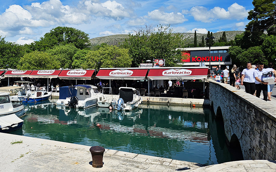 Brücke Altstadt Festland Trogir