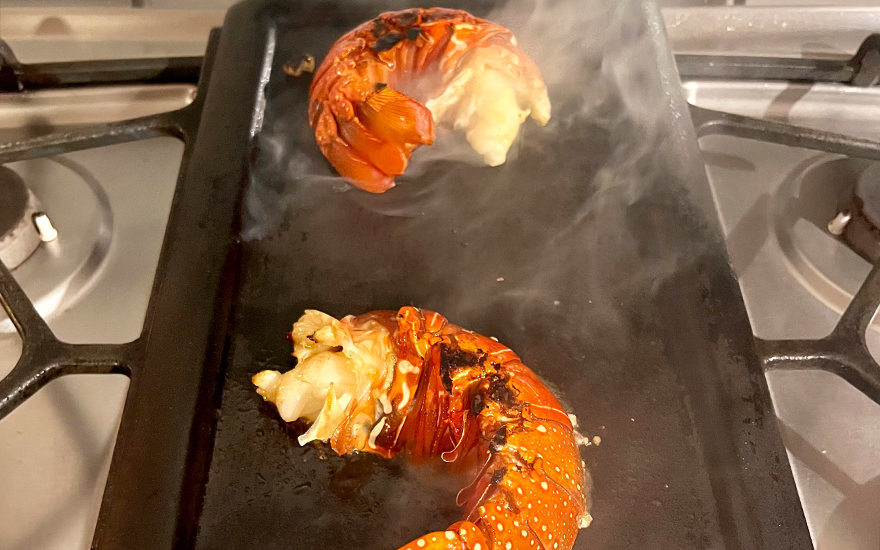 Languste à la plancha