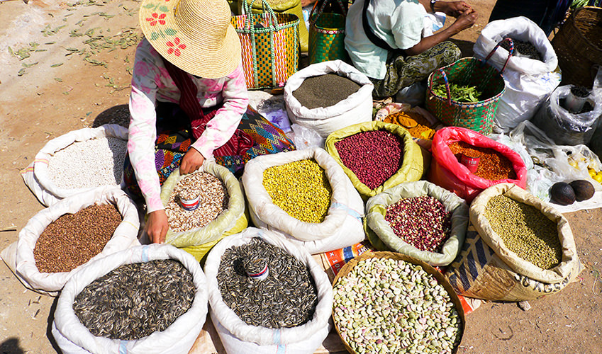 Markt Heho Myanmar