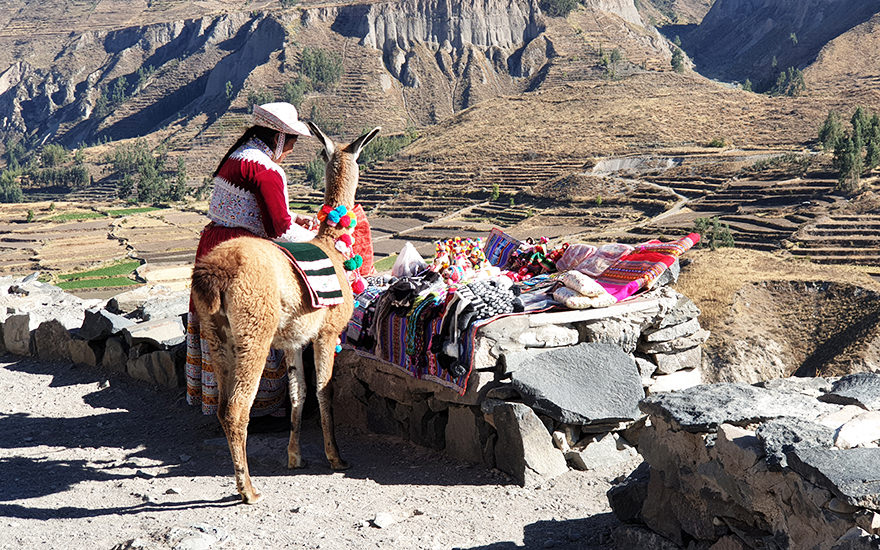 Souvenirstand Colca-Tal