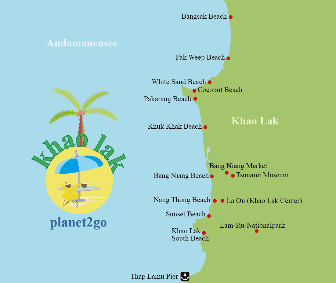 Karte Karte Khao Lak