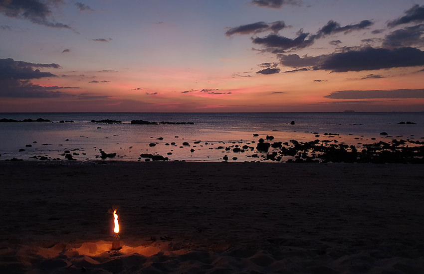 Sonnenuntergang Relax Beach, Koh Lanta