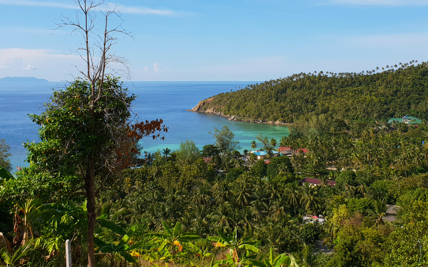 Aussicht Nordwestküste Koh Phangan
