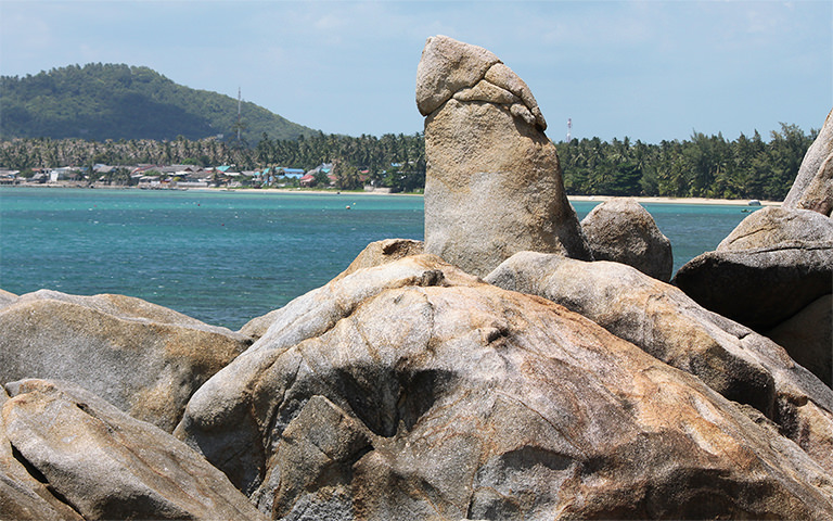 Grandfather Rock, Koh Samui, Thailand Grandfather Rock, Koh Samui, Thailand