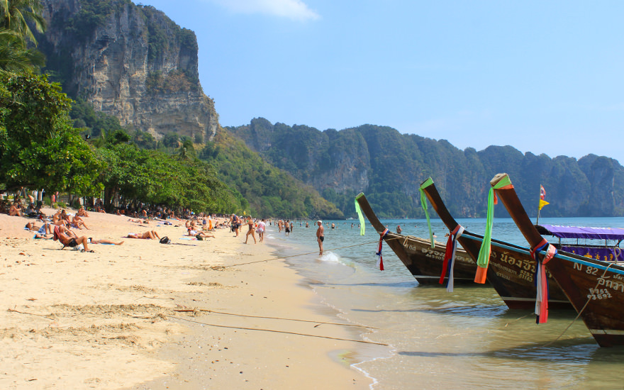 Longtailboote Ao Nang Beach