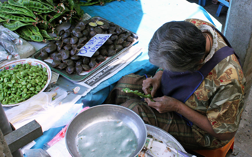 Markthändlerin Thailand