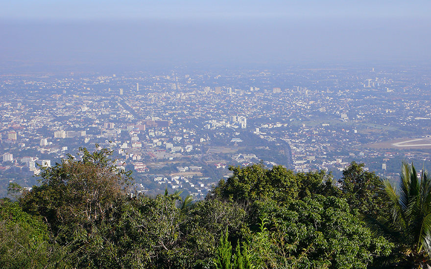 Chiang Mai Ausblick Doi Suthep