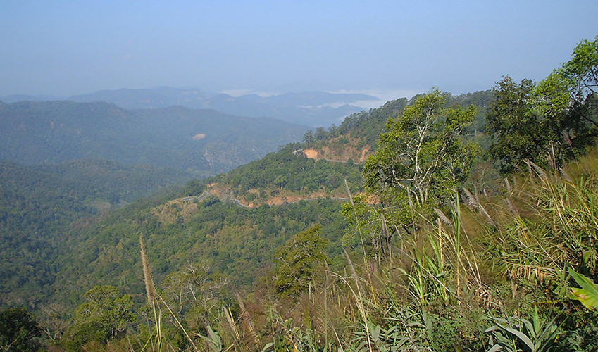Berge Nordwest-Thailand