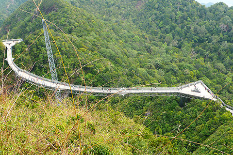 Langkawi Sky Bridge, eine der beliebtesten Sehenswürdigkeiten der malaysischen Insel