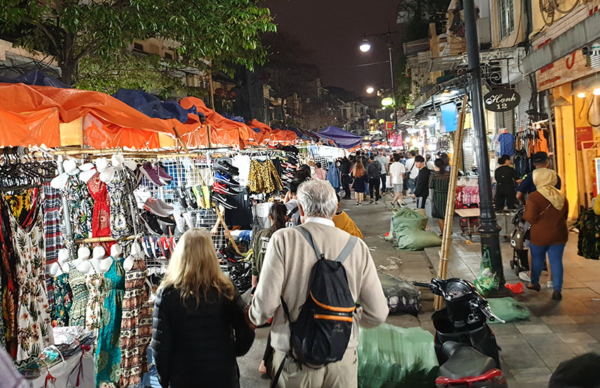 Nachtmarkt Hanoi