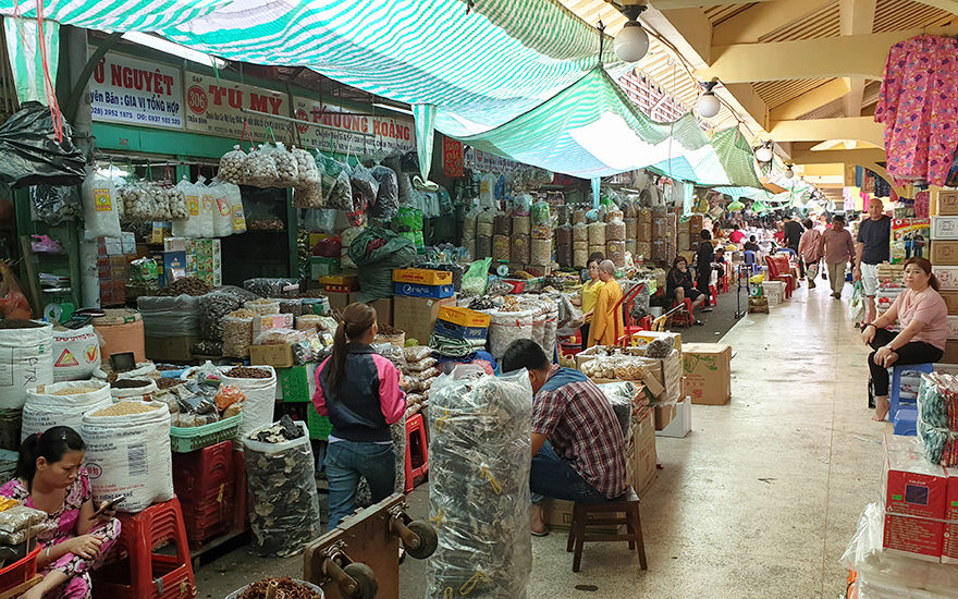 Verkaufsstände Binh-Tay-Markt Verkaufsstände Binh-Tay-Markt