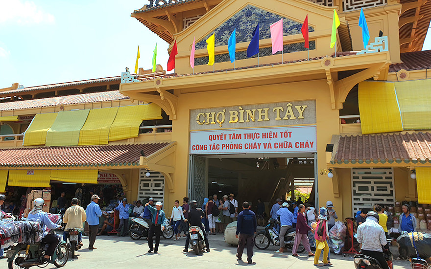 Binh-Tay-Markt Außenansicht Binh-Tay-Markt Außenansicht