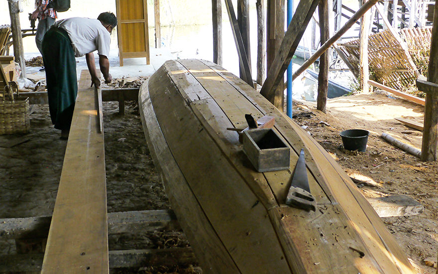 Bootsbau, Inle-See