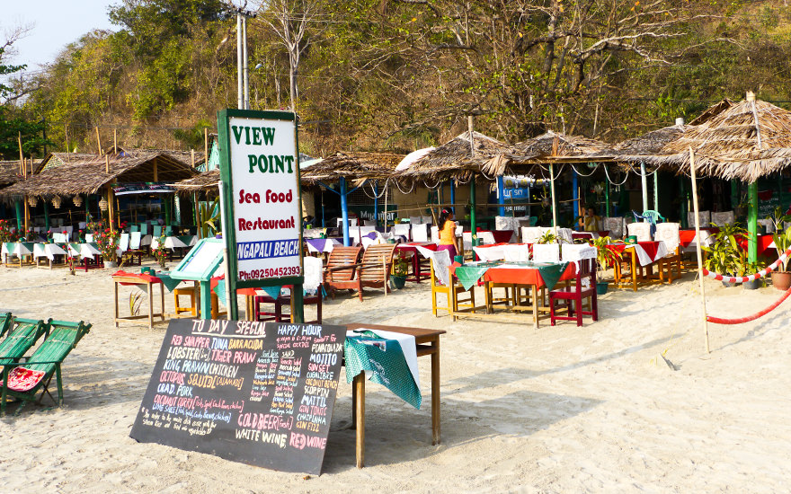 Seafood-Restaurant Ngapali Beach