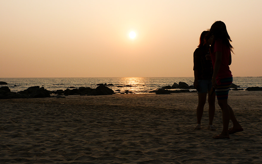 Sonnenuntergang Ngapali Beach, Myanmar