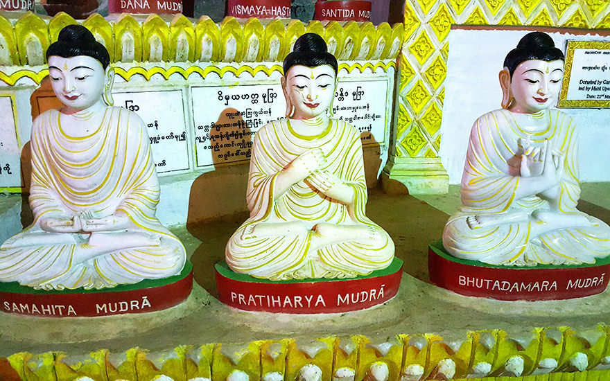 Buddhas Mudras Pindaya Caves, Myanmar